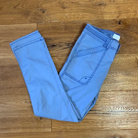 ANTHROPOLOGIE | Hei Hei Alastair Cargo Pants Blue Sz 27 - Picture 8 of 9